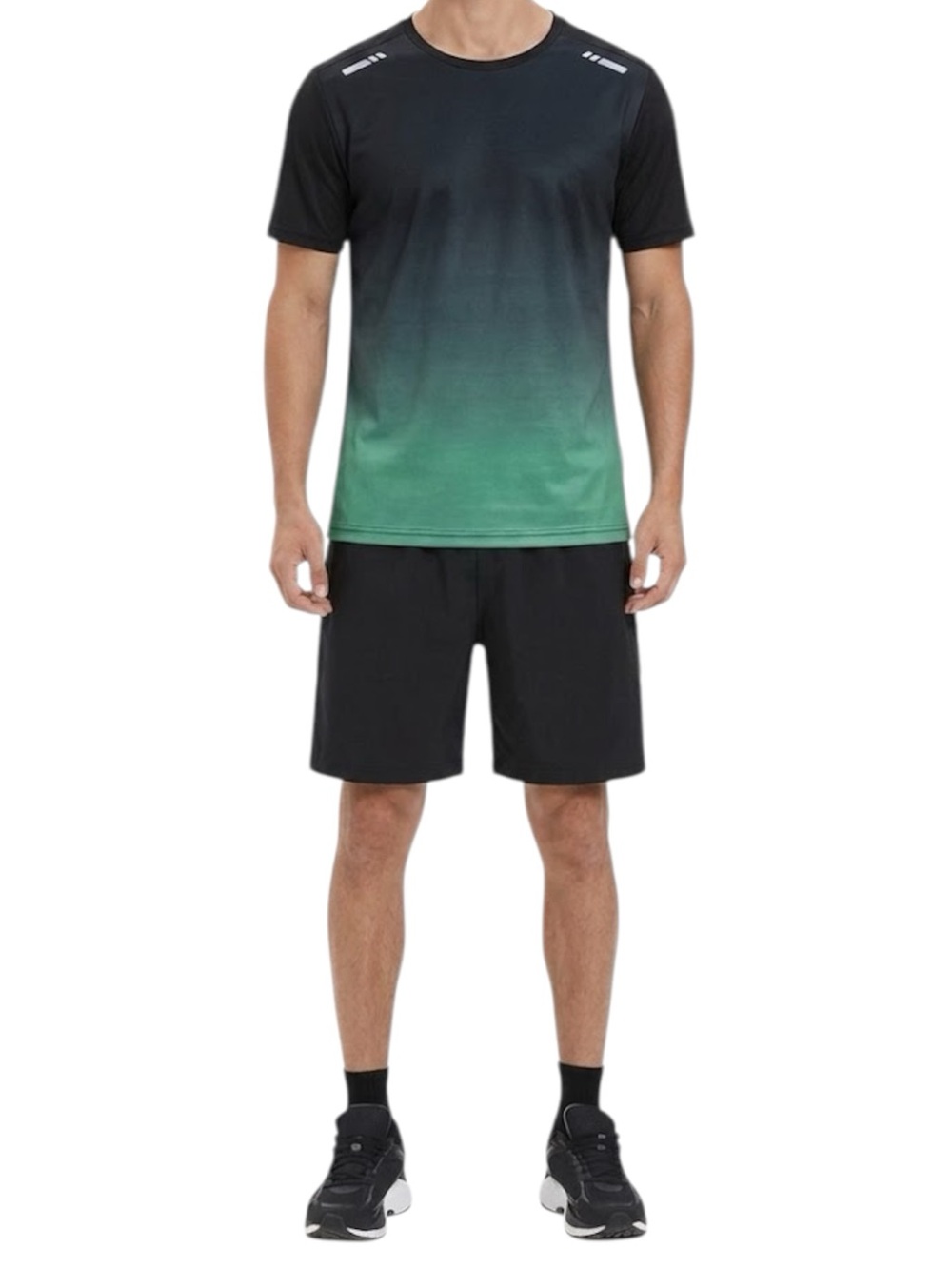 2 pc. Black/Gray/Green Sportswear or Loungewear Set (NWT) (Size: M)
